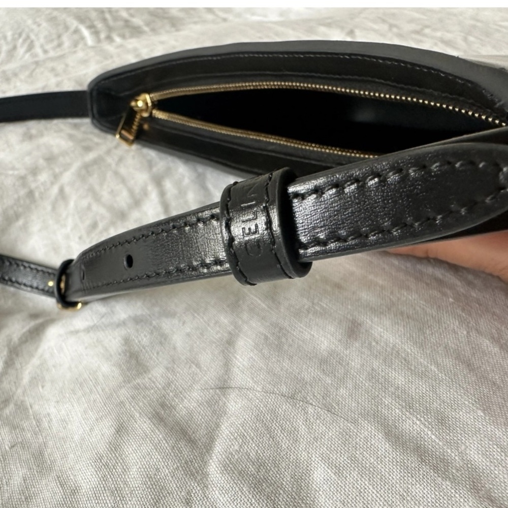 CELINE CROQUE CALFSKIN SHOULDER BAG - Picture 14 of 14